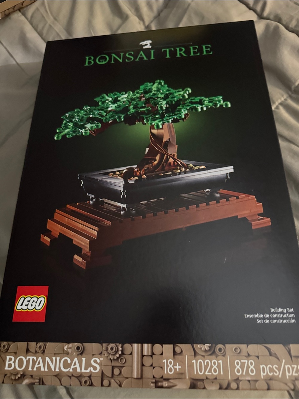 Lego Bonsai Tree Decorative Display – Green and Brown